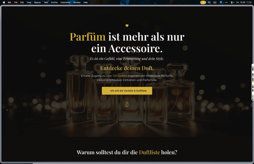 Funnel 4: Duftliste Funnel